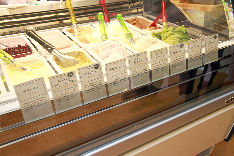 2つの人気ジェラート店の味が一度に楽しめる