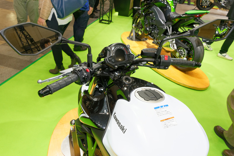 Z650。女性でも乗りやすいという低めのシートが特徴とのこと