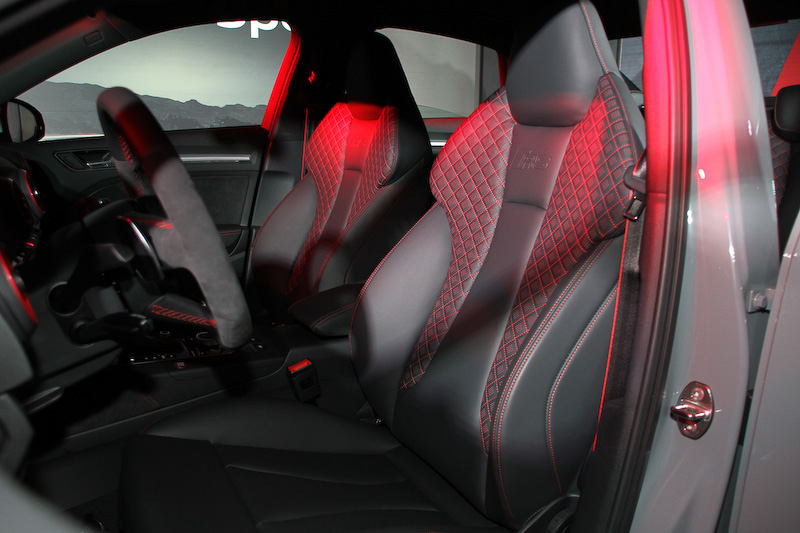 新型RS 3セダンのインテリア