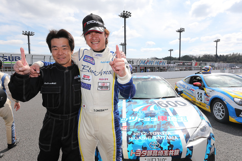 TOYOTA GAZOO Racing 86/BRZ Race クラブマンシリーズ開幕戦を優勝した600号車 小野田貴俊選手