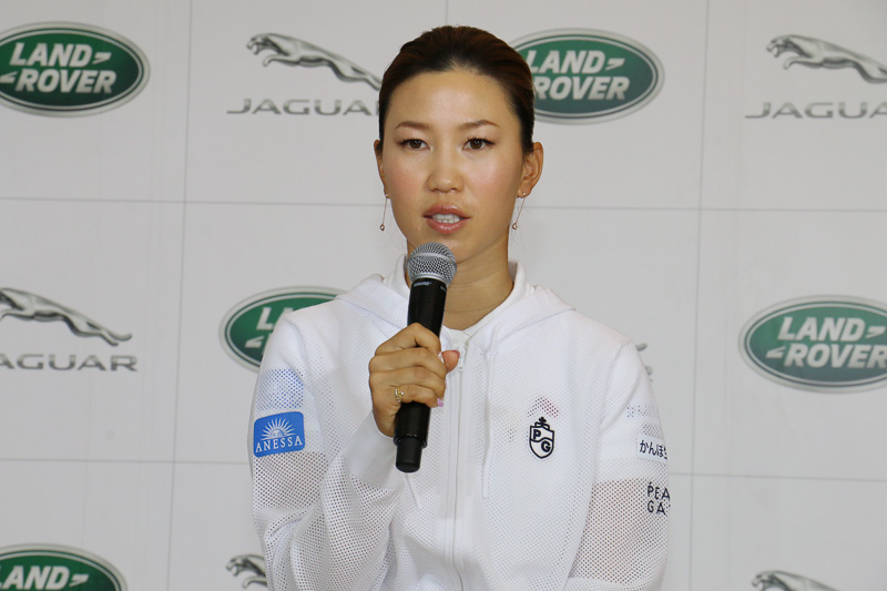 地元である熊本での大会で優勝を目指すと意気込みを口にする上田選手