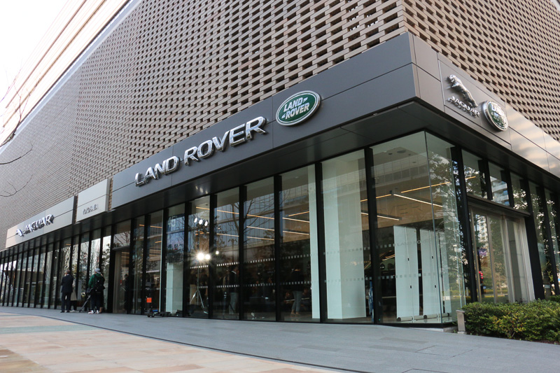 会場となったジャガー・ランドローバー横浜