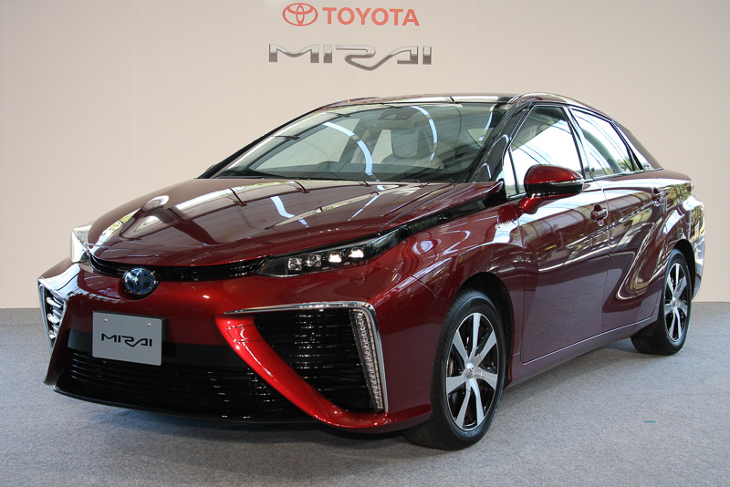 4月7日からトヨタ自動車のFCV「ミライ」を5000円/6時間から利用できる