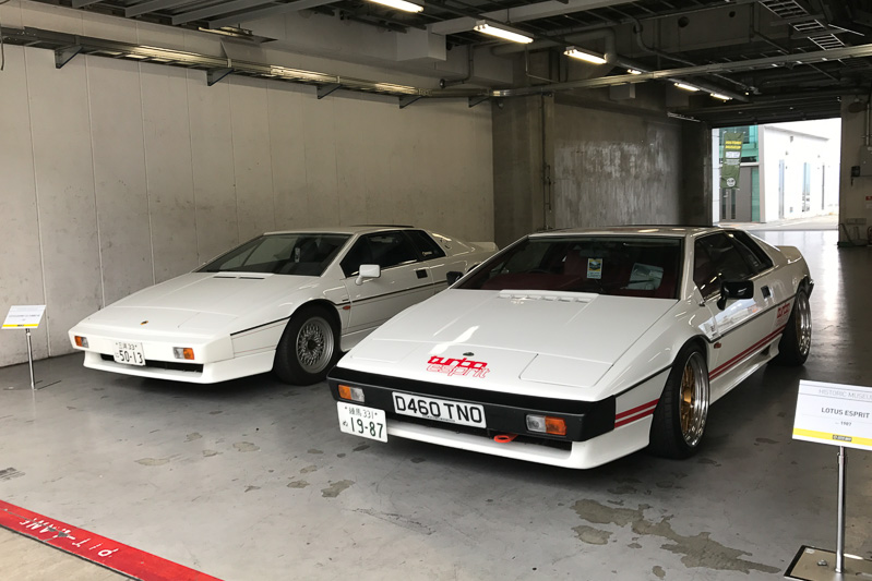 2台のロータス　エスプリ（1987）