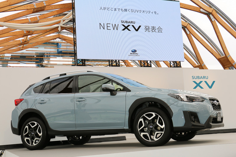 東京 豊洲の新豊洲Brillia ランニングスタジアムで新型「XV」を日本初公開