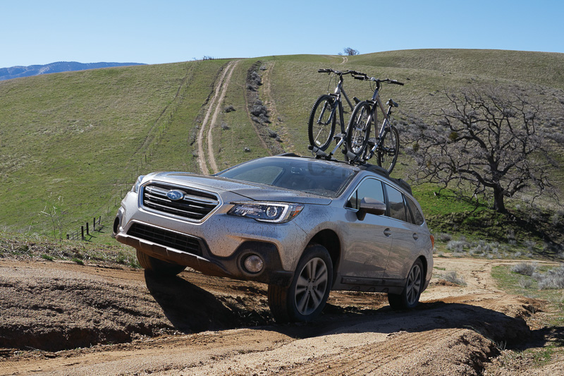 「2017年ニューヨーク国際自動車ショー」に出展される2018年型「アウトバック」（米国仕様）