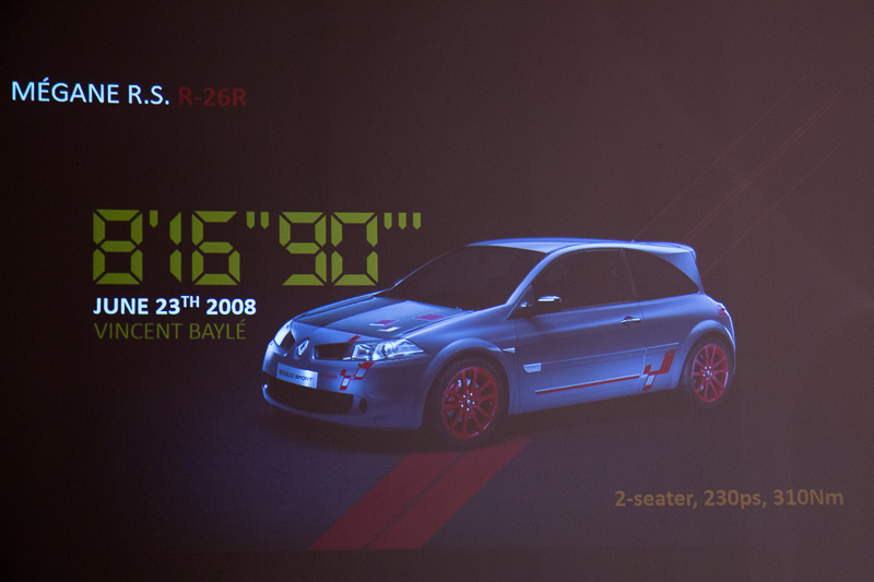 歴代メガーヌ ルノー・スポールとニュルブルクリンクのラップタイム