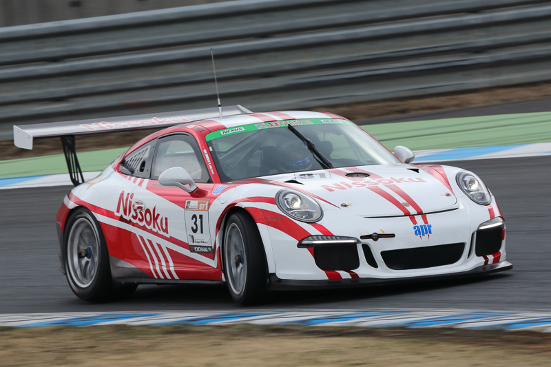 2_位　No.31　Nissoku Porsche991GT3 Cup（Porsche 991GT3 Cup）小川勝人/影山正美/富田竜一郎