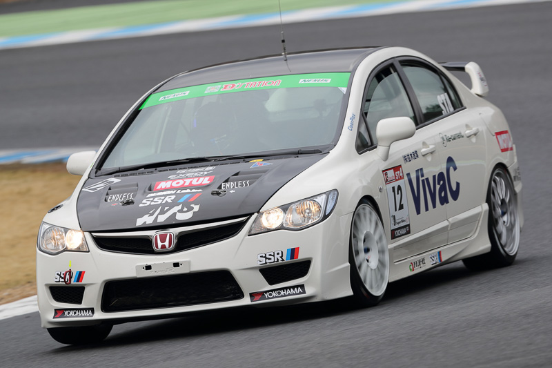 12位　No.12　シビックTYPE-R☆STA（HONDA CIVIC TYPE-R）松井隆幸/RIKU/HAYATO DATE