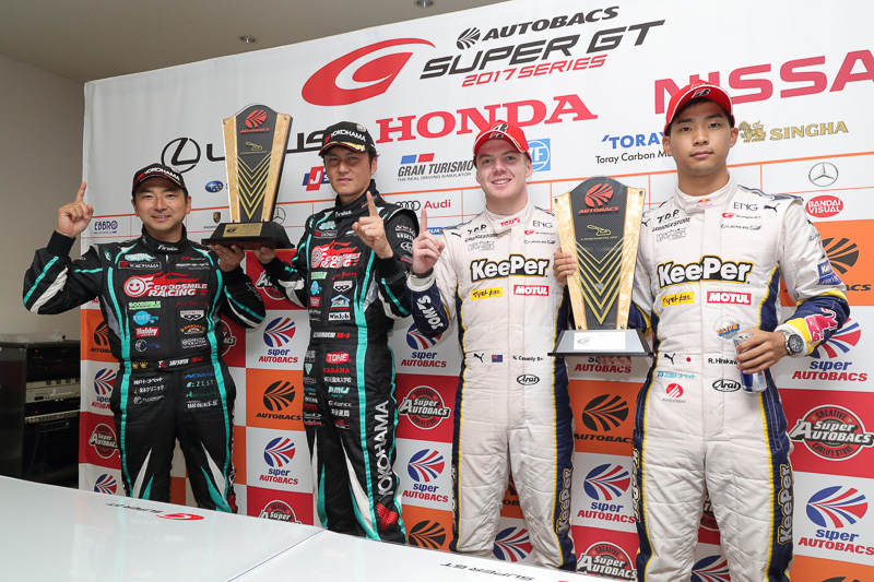 SUPER GT 第1戦岡山、決勝終了後開催された優勝ドライバー記者会見