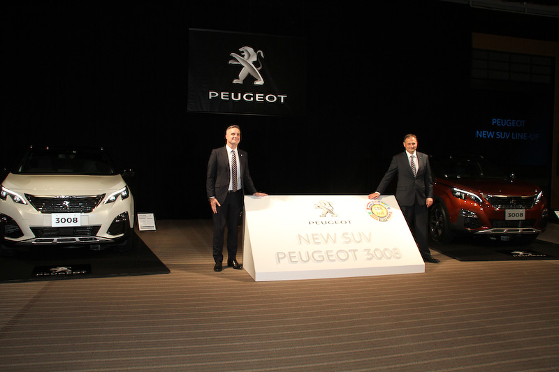 新型2008/3008/5008のアンベールの様子