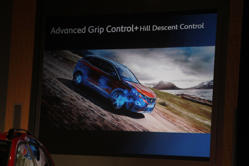 「スノー」「マッド」「サンド」の3種類のモード別にエンジントルクとブレーキを制御し、路面のグリップ力に適した走行を実現する「グリップコントロール」と、下り坂の走行スピードを約5km/hの低速に制限してボディを安定させたまま走れる「ヒルディセントコントロール」を組み合わせた「アドバンスドグリップコントロール」を採用