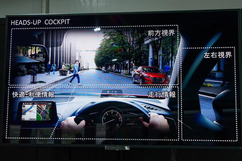 運転に必要な情報を整理して配置するコクピット