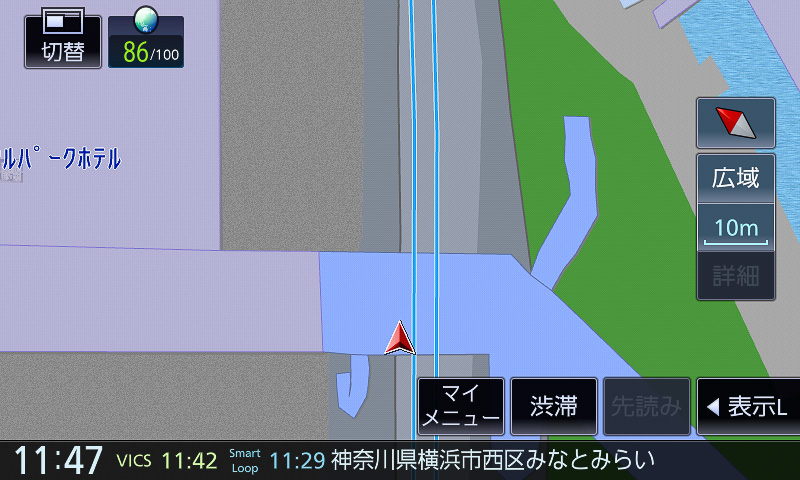 市街地図レベルのスケールも細かく用意されている