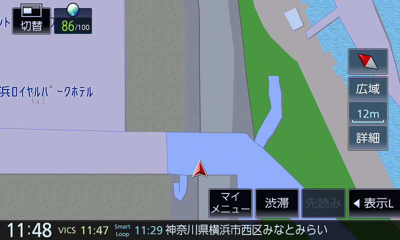 市街地図レベルのスケールも細かく用意されている