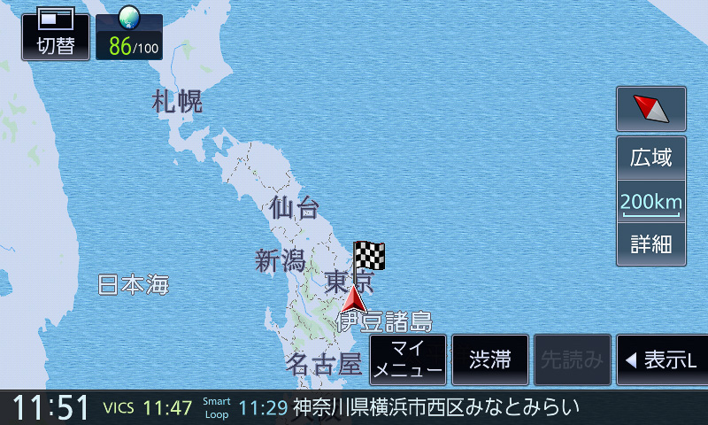 75kmスケール以降は地図スクロールなどで利用する感じか