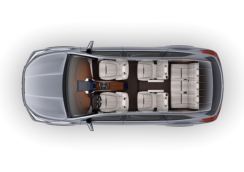 SUBARU ASCENT SUV CONCEPTのインテリア