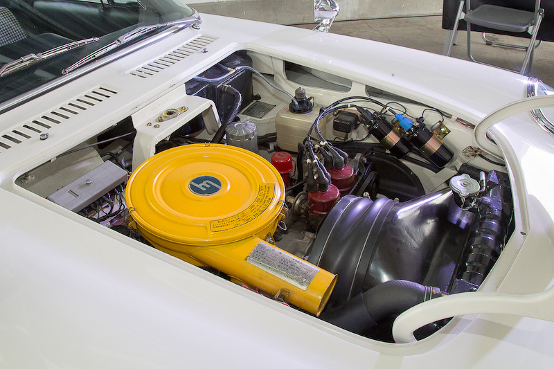 エンジンやサスペンションまわりを中心に手を入れている。パーツの在庫がないものばかりなので、当時のサプライヤーに協力を依頼してパーツの再生、製作を行なった。この活動によって改めて設計図や資料が揃ったので、それも保存して今後に活用していくとのこと