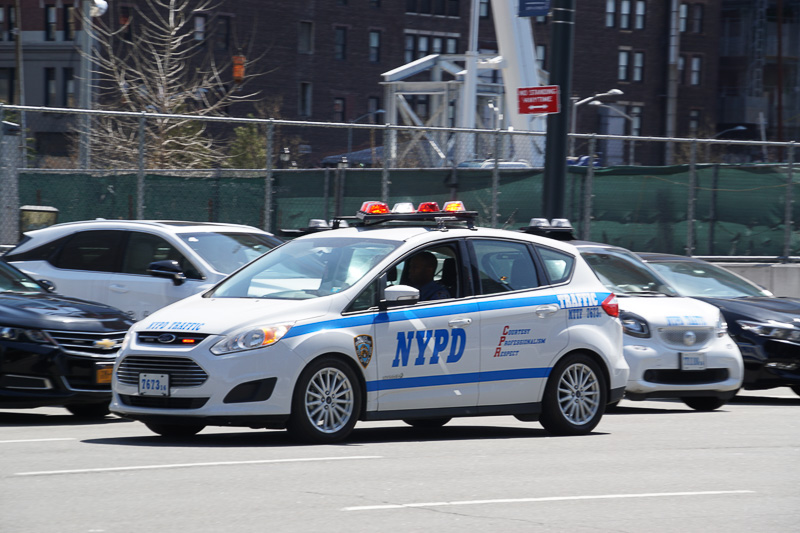 ニューヨークショーが開催されている会場周辺にあったNYPD（New York City Police Department）の警察車両いろいろ