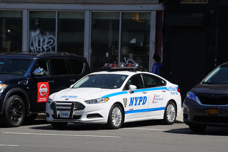 ニューヨークショーが開催されている会場周辺にあったNYPD（New York City Police Department）の警察車両いろいろ
