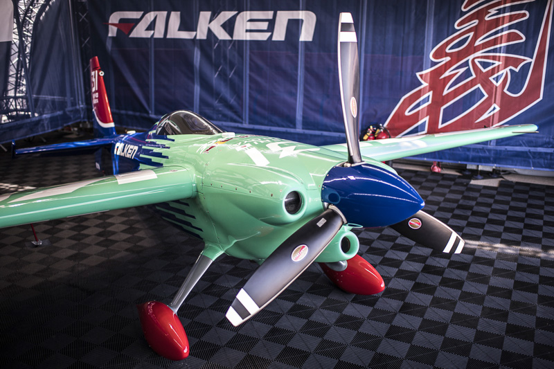 この第2戦から室屋選手の機体がカラーリング変更されていた（Predrag Vuckovic/Red Bull Content Pool）