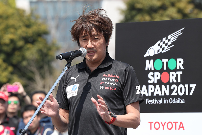 大会のスーパーバイザーを務める近藤真彦氏は16日に来場し、今までモータースポーツに触れる機会がなかった人もぜひこのイベントでモータースポーツの魅力に触れてもらいたいと語った