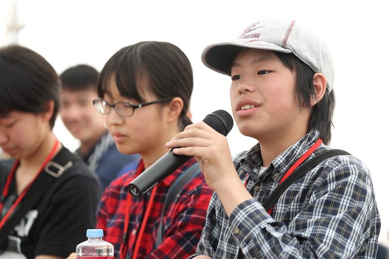 受講後には受講生、保護者ともに1人ひとり感想を語った。中にはロードスターの方がよかった！　とか僕は86！　などとプチ評論も