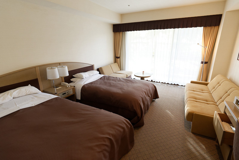 Main館はわりと一般的なしつらえの部屋となっている