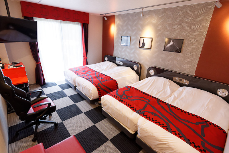 広々とした部屋。最大5名まで宿泊可能