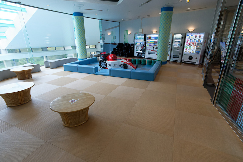 子供連れにはうれしいキッズスペースがある休憩所