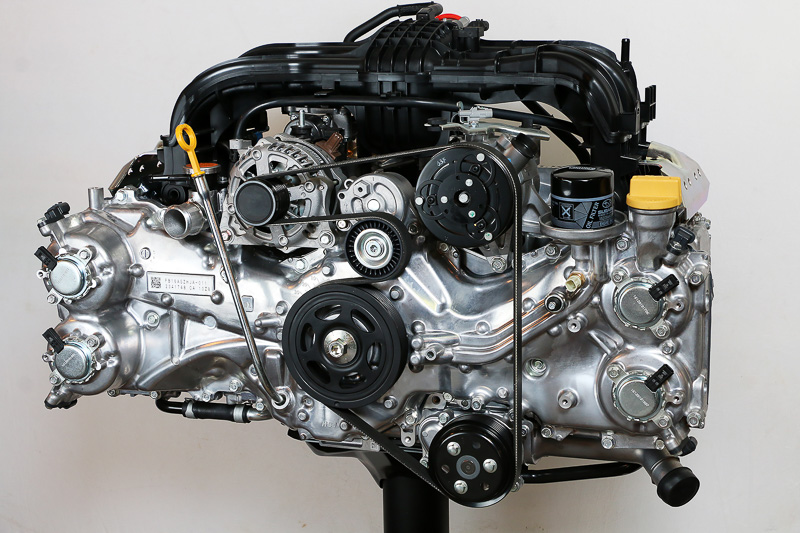 FB16型エンジン。こちらはカットモデル展示はなかった