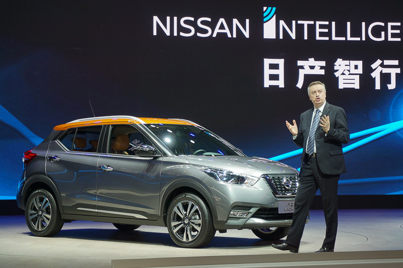 オート上海2017で中国初公開されたコンパクトSUV「キックス」