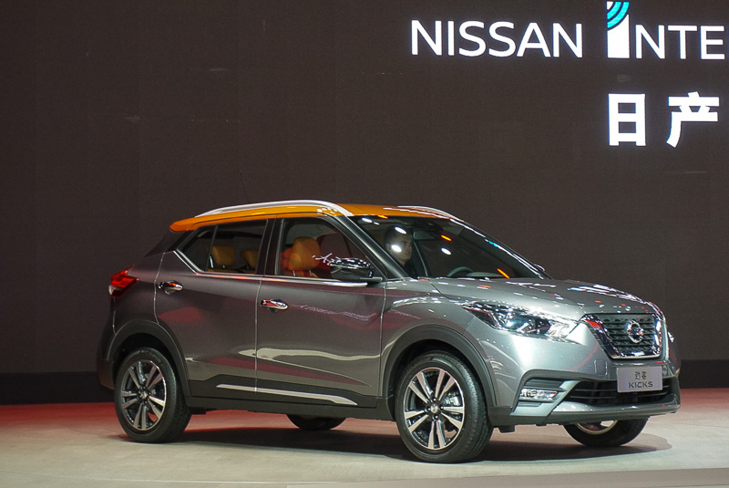 キックスはフレッシュで若々しいデザインで中国の若者にアピール