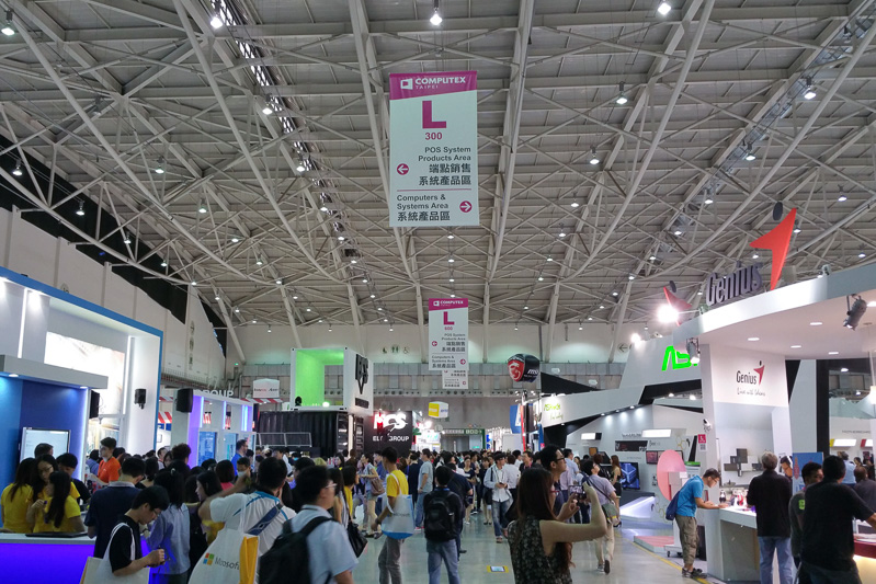 台湾で行なわれているCOMPUTEX TAIPEI（写真は2015年の会場の様子）