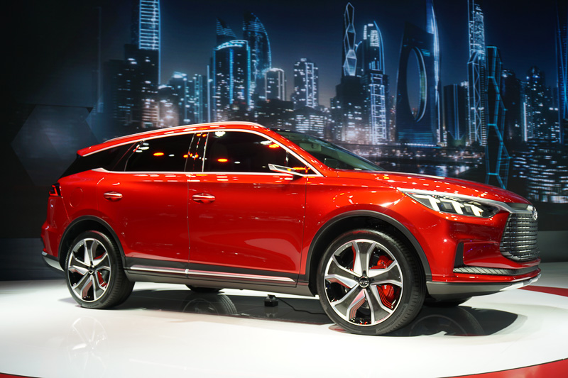 BYDが展示したプロトタイプモデル