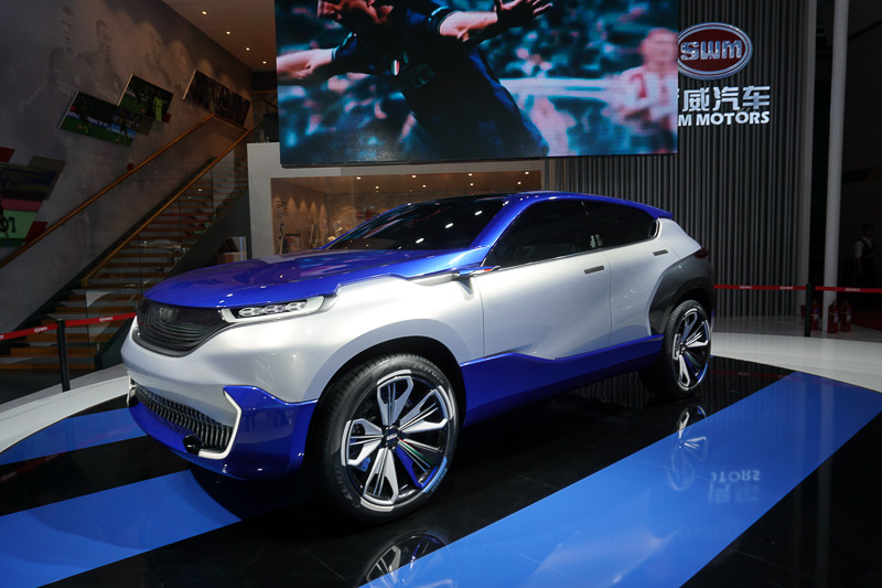 SWM MOTORSが展示したSUVのコンセプトカー