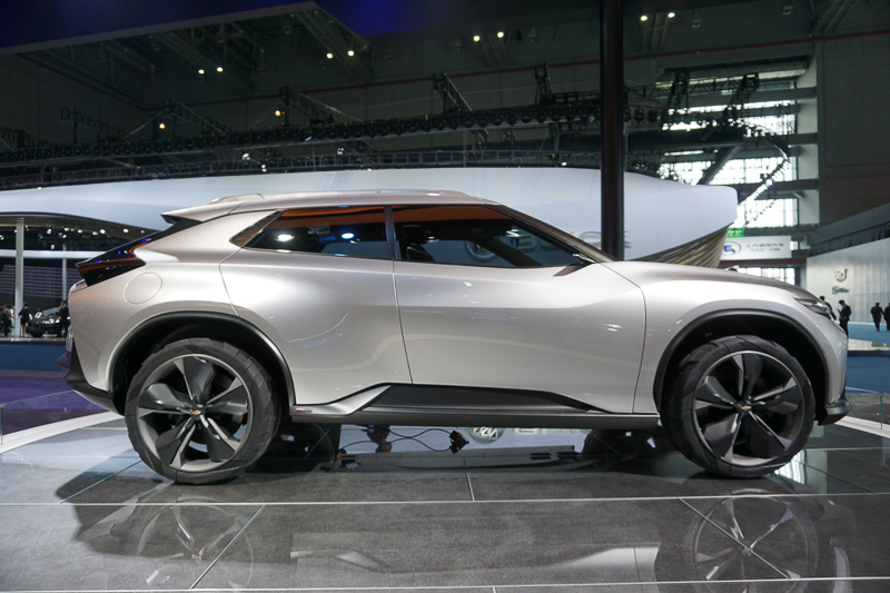 SAIC GM（上汽集団とGMの合弁会社）が展示したシボレーの新型SUVのコンセプトモデル「FNR-X」