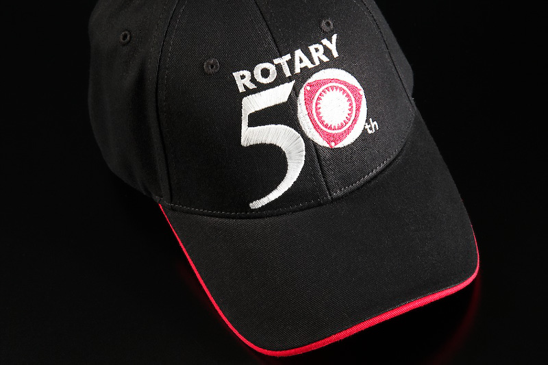 「ROTARY 50th Aniv.キャップ」（3000円［税別］）