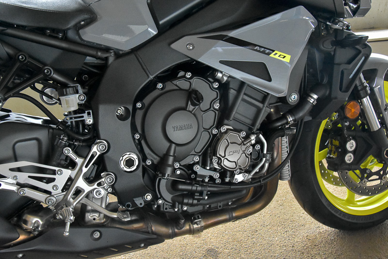 MT-10のパワーユニット