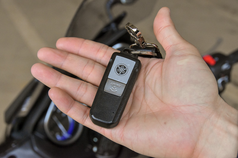 リモコンとして使えるスマートキーとなっている