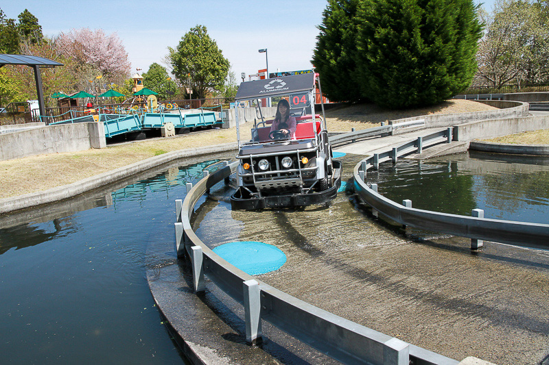 池の中にもジャバーン