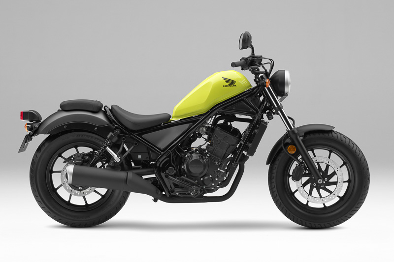 レブル 250のレモンアイスイエロー