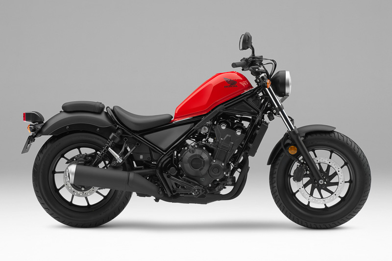 レブル 500のヴィクトリーレッド