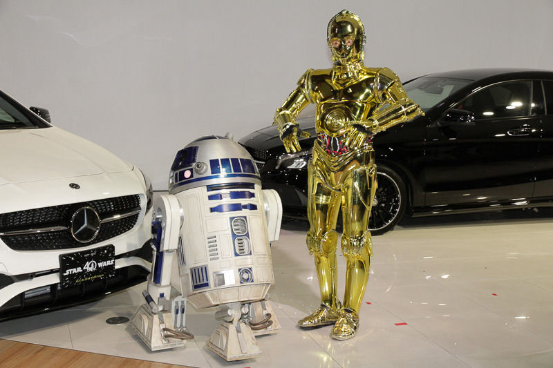 発表会にはR2-D2やC-3POも登場して会場を盛り上げた