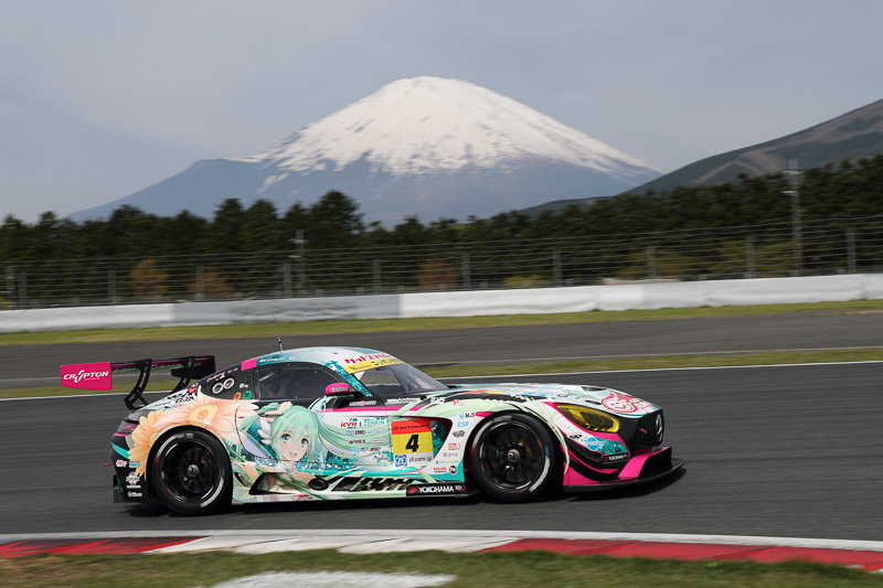 GT300クラスは、2016年にチャンピオンを獲得。2017年は第1戦でグッドスマイル 初音ミク AMG（谷口信輝/片岡龍也組）が優勝し、第2戦富士でもポールポジションを獲得