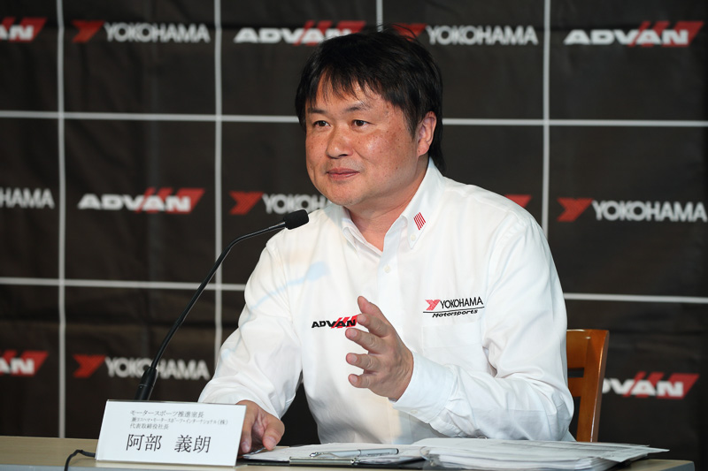 F1参戦について「我々の技術開発の中でも頭の中にないわけではない」と語るヨコハマ・モータースポーツ・インターナショナル株式会社 阿部義朗氏