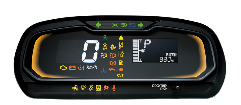 LとB（“SAIII”を含む）の「アンバーイルミネーションメーター」