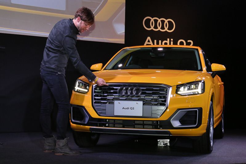 新しいシングルフレームグリルなど、Q2から今後のQモデルにつながっているデザインエッセンスを紹介