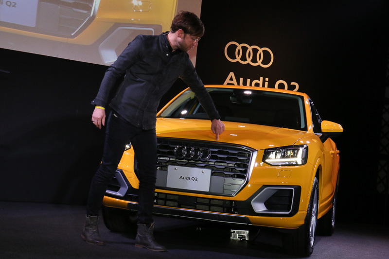 新しいシングルフレームグリルなど、Q2から今後のQモデルにつながっているデザインエッセンスを紹介