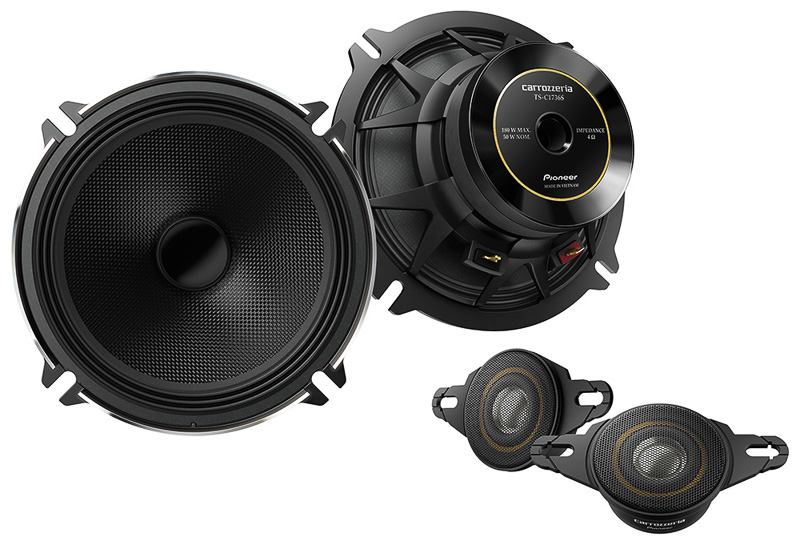 純正トゥイーターとのトレードイン取り付けが可能な「TS-C1736S」